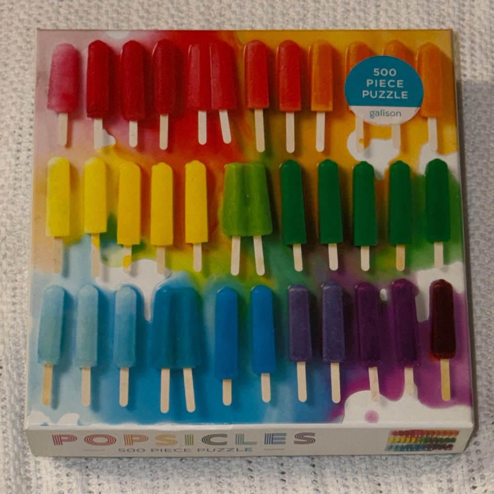 Galison Popsicles 500 Piece Puzzle NEW Sealed